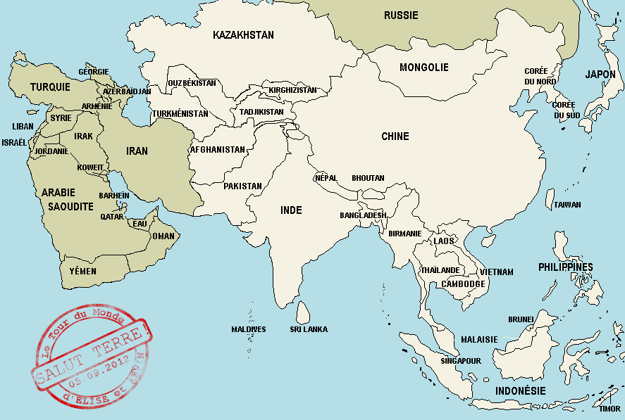 contiment-asiatique